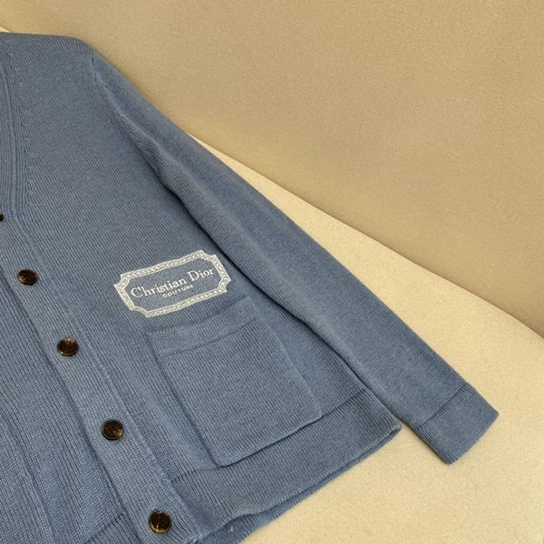 お洒落に♪ディオール 刺繍 カーディガン 偽物☆ユニセックス dep14144
